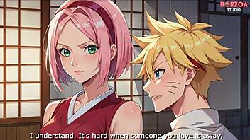 Sakura Haruno and Boruto in 3D Hentai Movie.