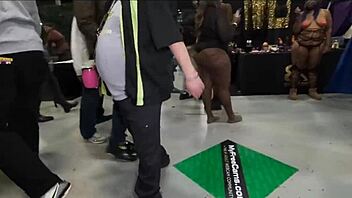 Anastasia Dior celebrates EXXXOTICA anniversary with holiday sex.