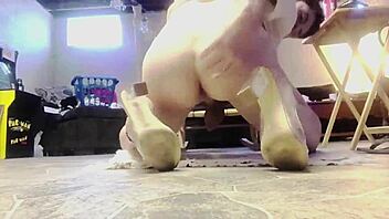 Livenlove, A Gay Guy, Turns Into A Girl And Enjoys Huge Cocks In The Shower With Cum And Feet Fetish.