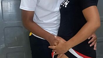 Delivery Guy Fucks Shaved Pussy For Snack Payment