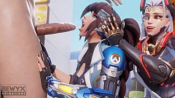 overwatch hentai compilation featuring various characters
