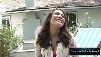 Sexy light-skinned girl fucks black guy with huge cock. Bent over and riding in doggystyle.