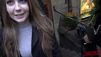 Rough Threesome Fucks Slut Stasia Si's Ass Deep