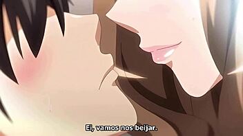 hentai ecchi with onee-chan squeezing