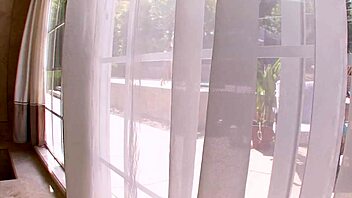 Haley Cummings, a cute 19-year-old blonde, gives big cock POV blowjob and cum facial