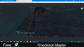 this master knocks out his slave with domination