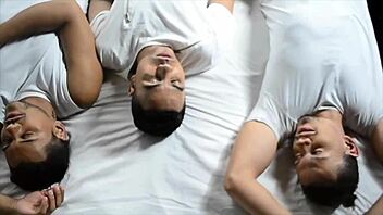 New Year's Party Turns Into A Wild Threesome With Those Hot Guys And Their Big Cocks