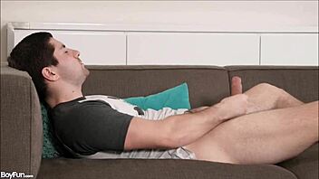 hot gay hunk enjoys some solo time