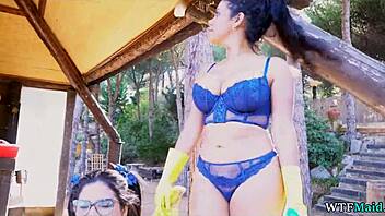 hired two sexy spanish maids and things got wild fast 😜
