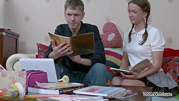 Teacher Fucks Student's Ass Raw For Better Results