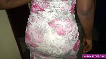 sexy couple does a teasing strip tease in the bedroom before a hard doggystyle fuck with big black cock