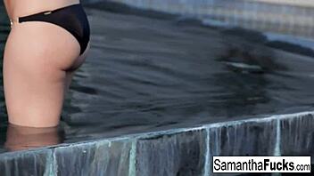 3-way sex with hot pornstar lesbians and big tits