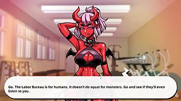 Lewd Gym: Succubus Blowjob On First Day!