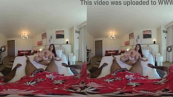 Hot wife Rio Blaze rides Shaundam's BBC in 3D