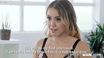 Zoe Doll Gets Pale Pussy Dark Dicked