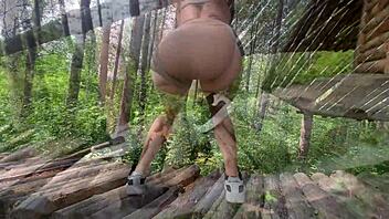 Fit Model Risks Public Fuck With Monster Cock