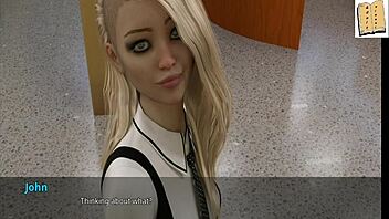 sexy blonde cheerleader brings fun to office in wvm 46