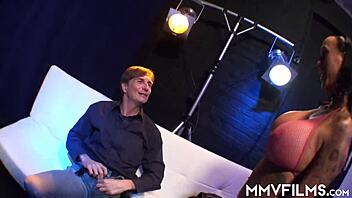 horny eu bitch eating dick deepthroat