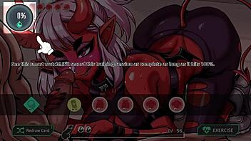 Lewd Gym: Succubus Blowjob On First Day!