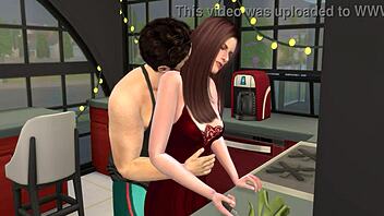 Dominant Alexandra D Gets Huge Load Inside Pussy - 3D Hentai