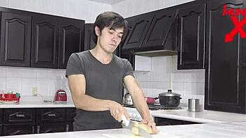 friends share intimate moment in bed