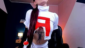 Cosplay Jessie Dances, Strips, and Teases Your Senses Wildly Tonight.