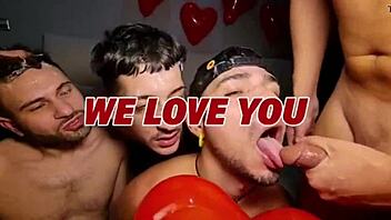 Pablo Bravo leads a wild group sex session with Marcos Rush, Neron Angel, and more