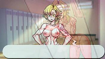 Lewd gym 1: A succubus gives a blowjob on the first day