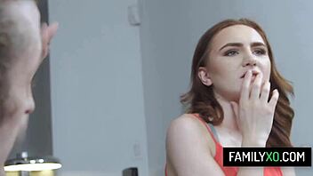 Sexy Step Sister Kelsey Kage Fucks Brother for Car!