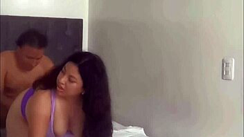 Latina rides big cock in swimsuit