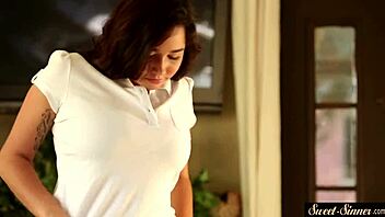 my stunning teen 18+ stepdaughter gets throatfucked hard by me