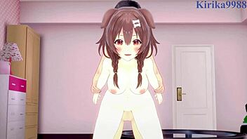 Raivokas pano Inugami Koronen ja Nekomata Okayun kanssa, wau!