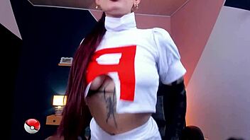Cosplay Jessie Dances, Strips, and Teases Your Senses Wildly Tonight.
