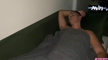 I woke him up with a blowjob, then made him cum in my mouth after a rough facefuck. What a morning!