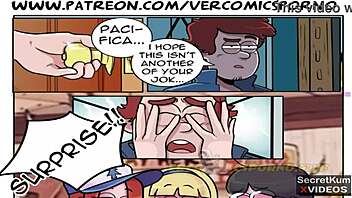 dipper's outdoor cabin gangbang orgy