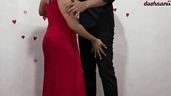 wow, beautiful asian couple banging hard after dance class on valentine’s day! 💦