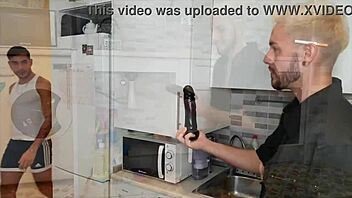 UNclog MY ASS MR PLUMBER with big cock toys and cumshot