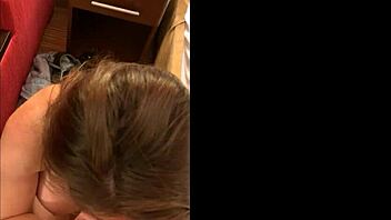 Hot milf tries facial for the first time