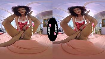 Tsvirtuallovers: Shy Mature Shemale Takes It Deep In Pov