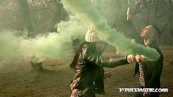 horny babe alissa bounty rides cock in reverse cowgirl position