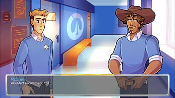 Tracer Gives Head In Uncensored Hentai!