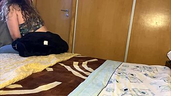 fat curvy cuckold watches cheating blowjob group on shaved pussy tits.