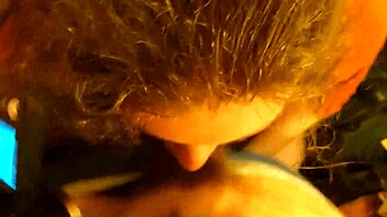 horny wife sucks husbands cock