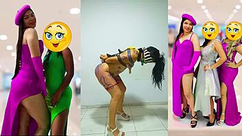 Submissive Samanta performs while receiving punishment and degradation