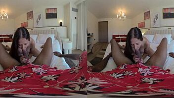 Hot wife Rio Blaze rides Shaundam's BBC in 3D