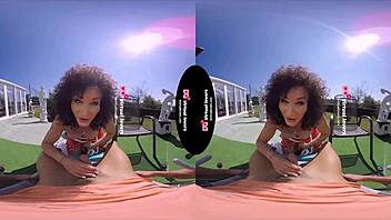 Tsvirtuallovers: Shy Mature Shemale Takes It Deep In Pov