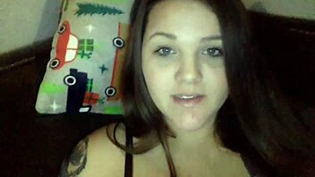 Young Chubby MILF With Big Tits Flaunts Her Curves Seductively.