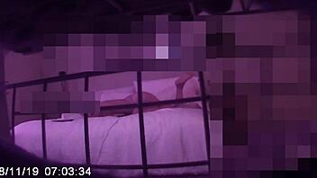 Stepson catches real stepmom on hidden cam climaxing