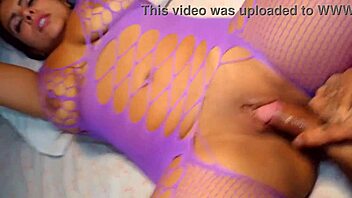 This Sexy Latina Wife in Fishnet Drives Me Wild