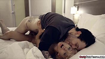 Kenzie sucks and fucks guy next door